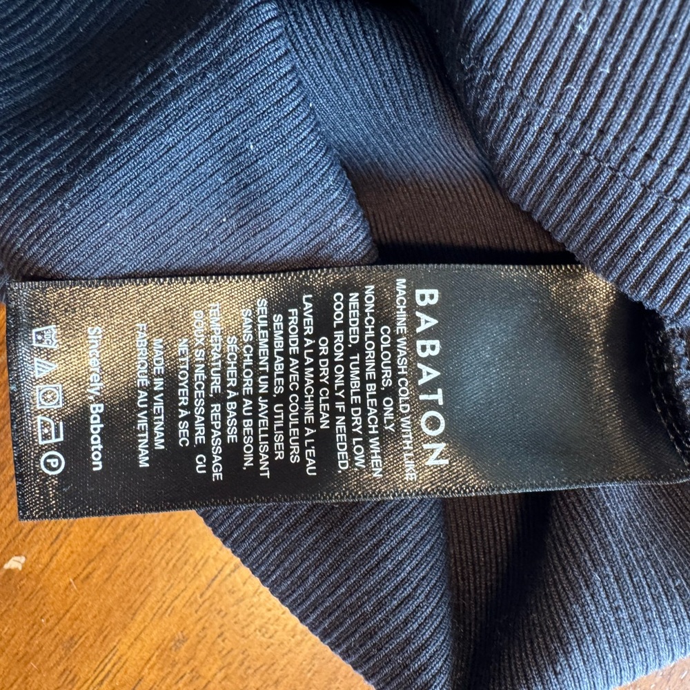 Babaton Midnight Ribbed Tank - Picture 4 of 4